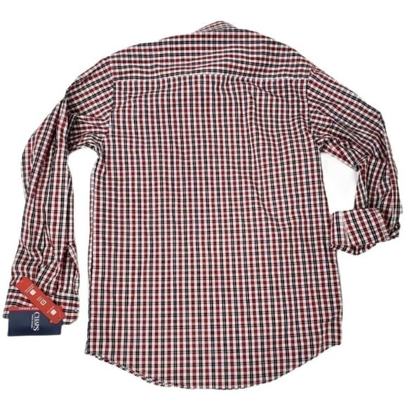 Chaps Gingham Button Down Shirt 14-16 - Picture 3 of 7
